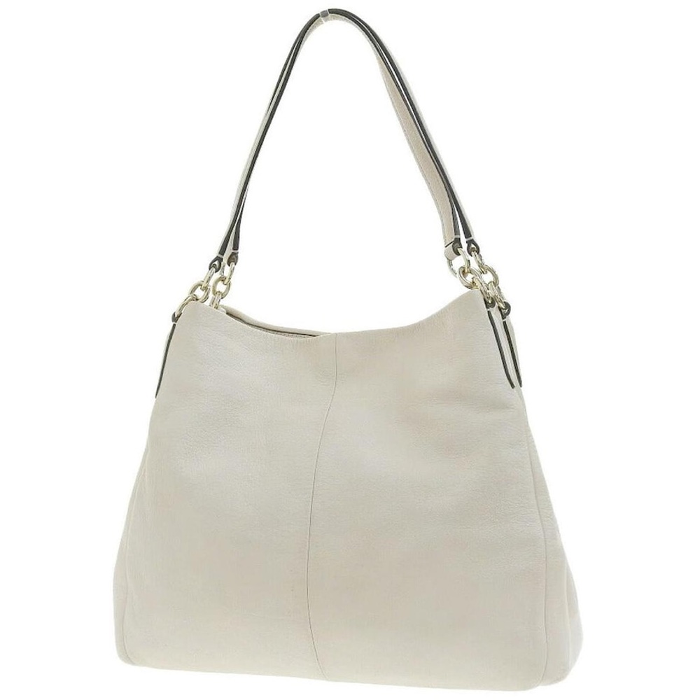 Coach Phoebe Pebbled Leather Shoulder Bag F35723 Bone Cream - Picture 2 of 16